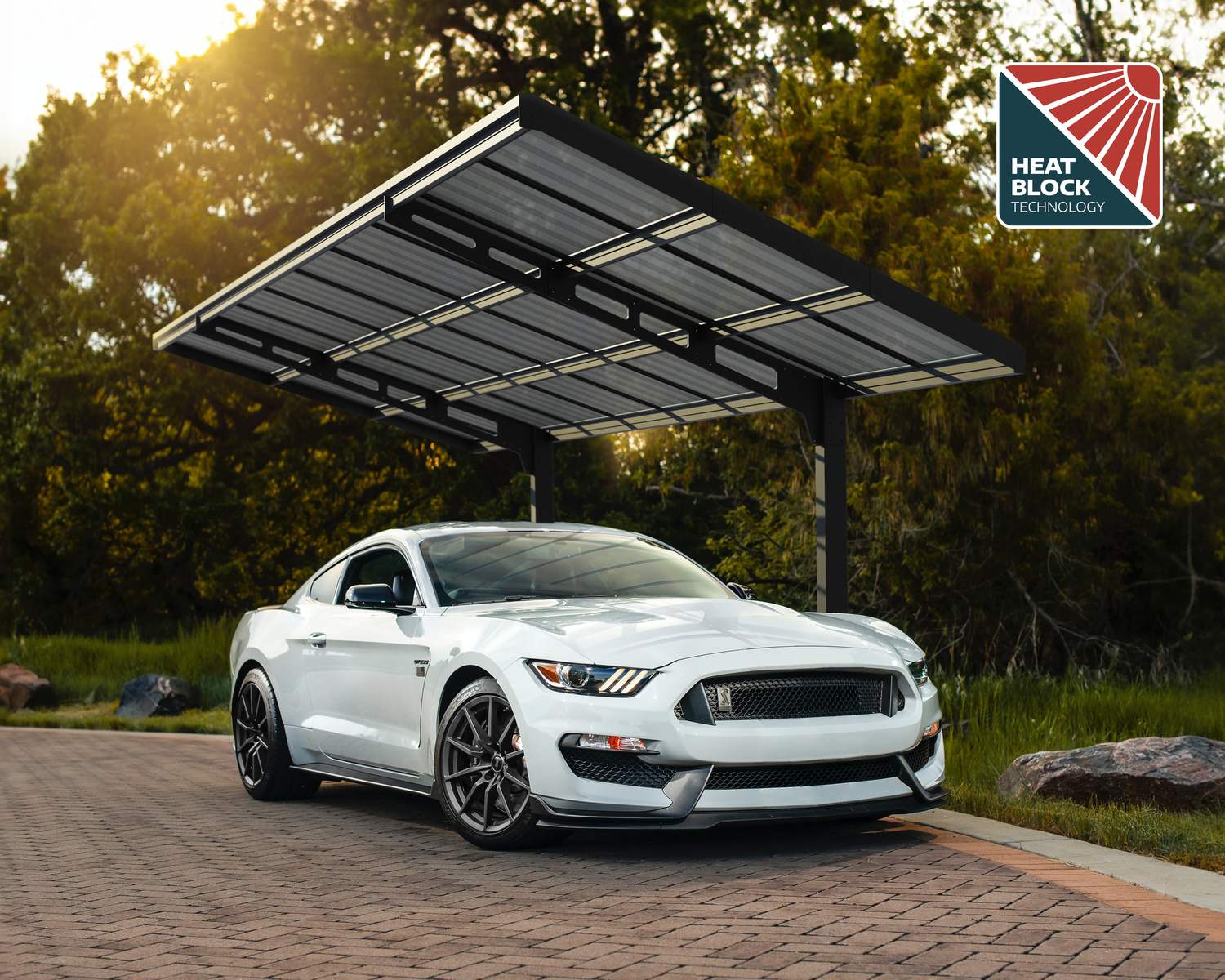 Sydney Single Carport Heat Block panels