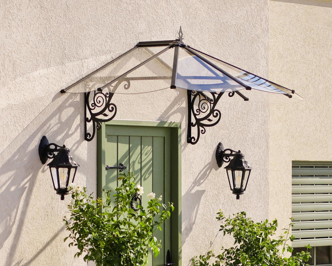 Lily Door Awning angle view