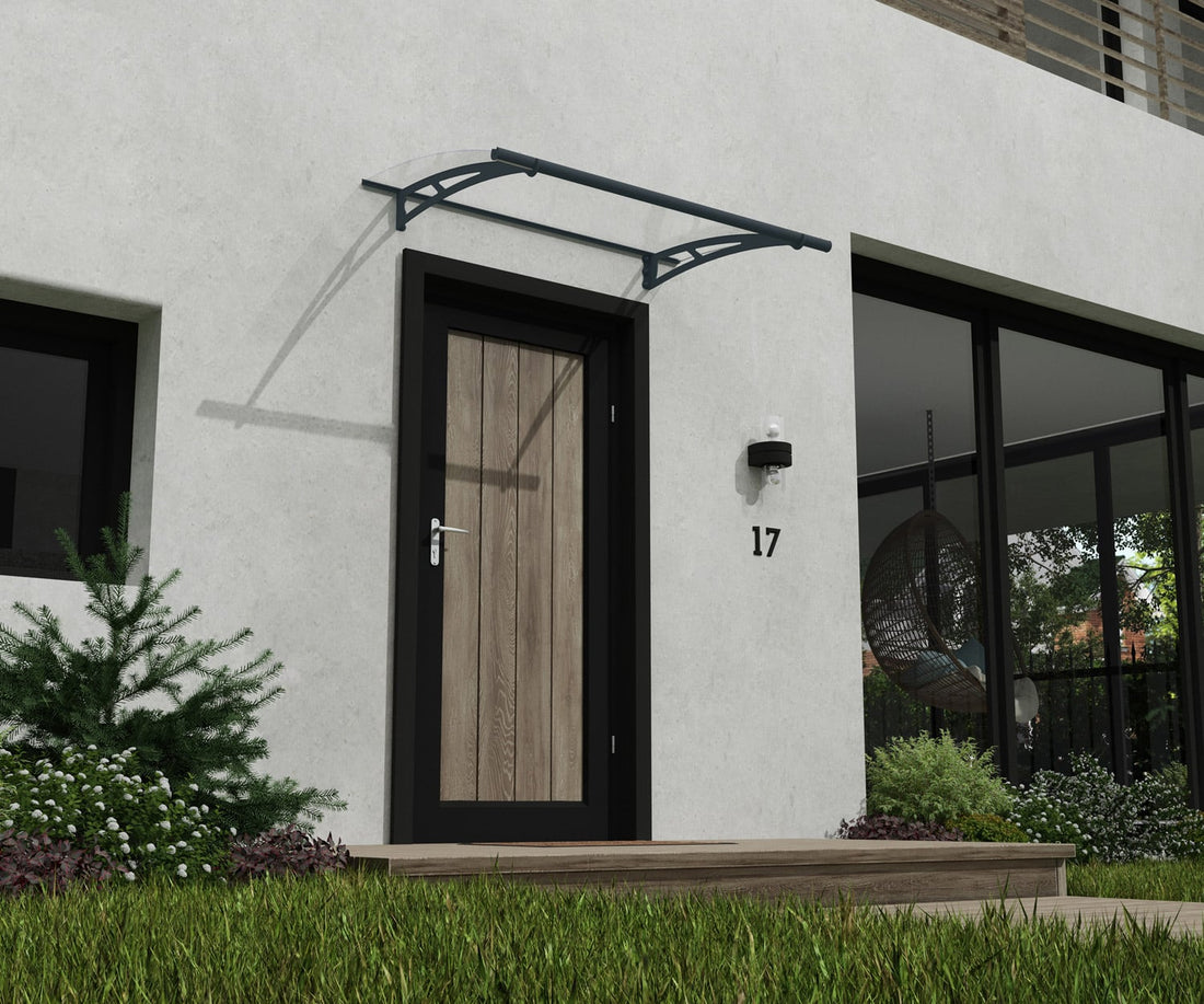 Aquila Door Awning angle view