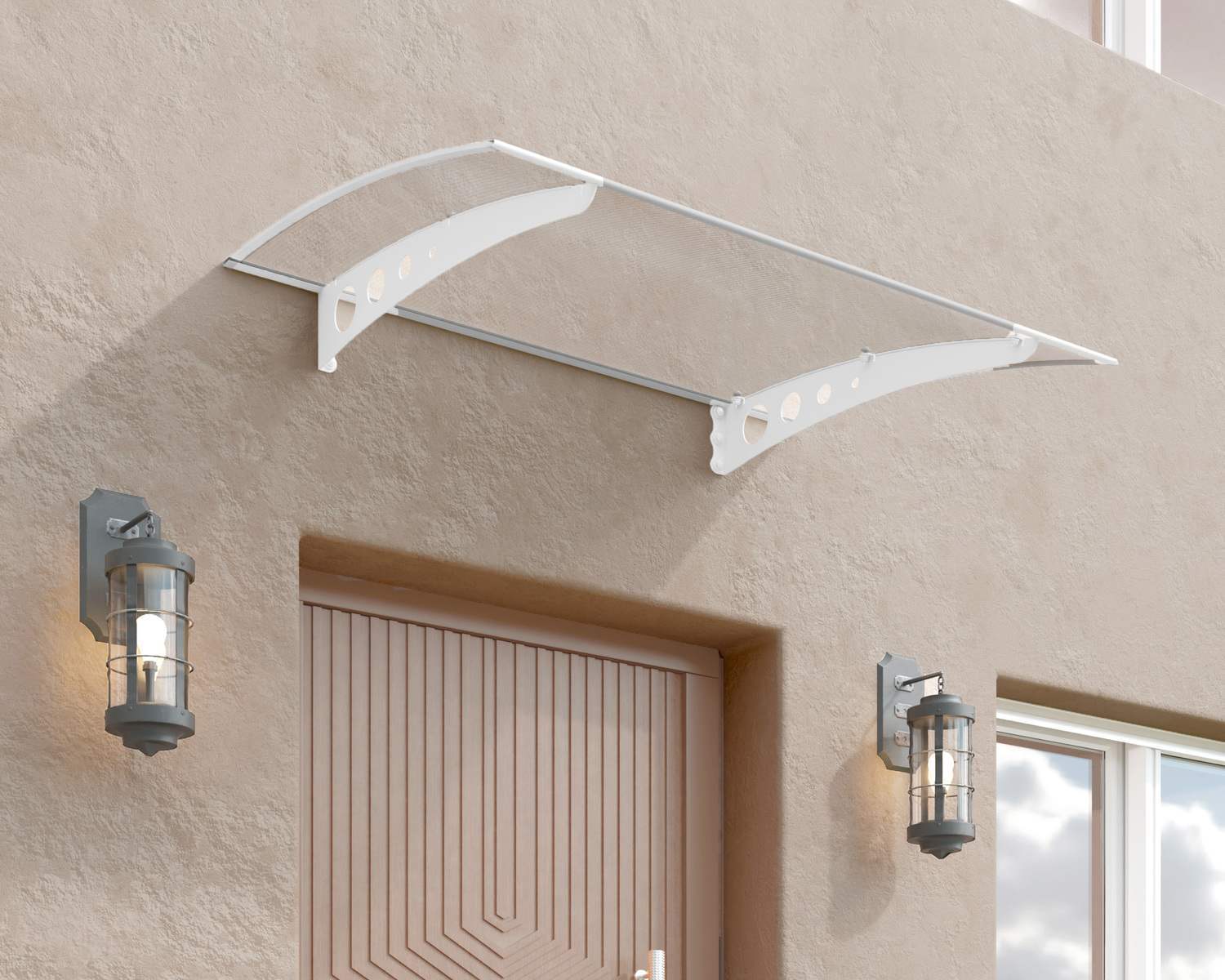 Lyra Door Awning angle view