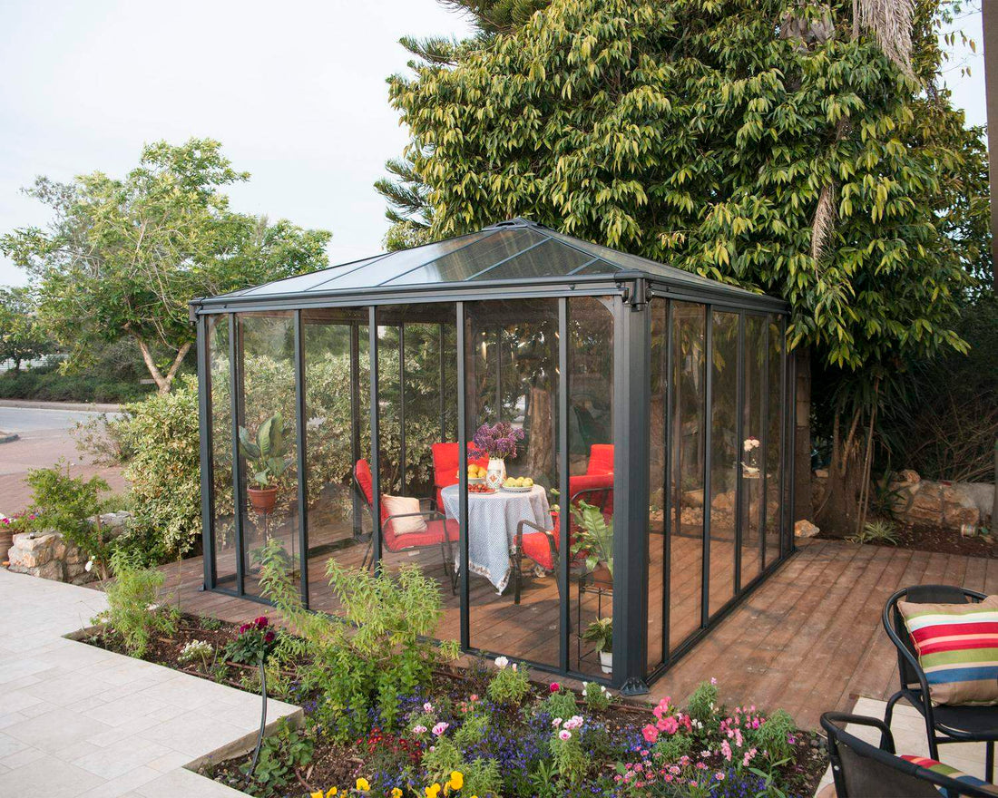 Ledro Enclosed Gazebo by Canopia - 12x12