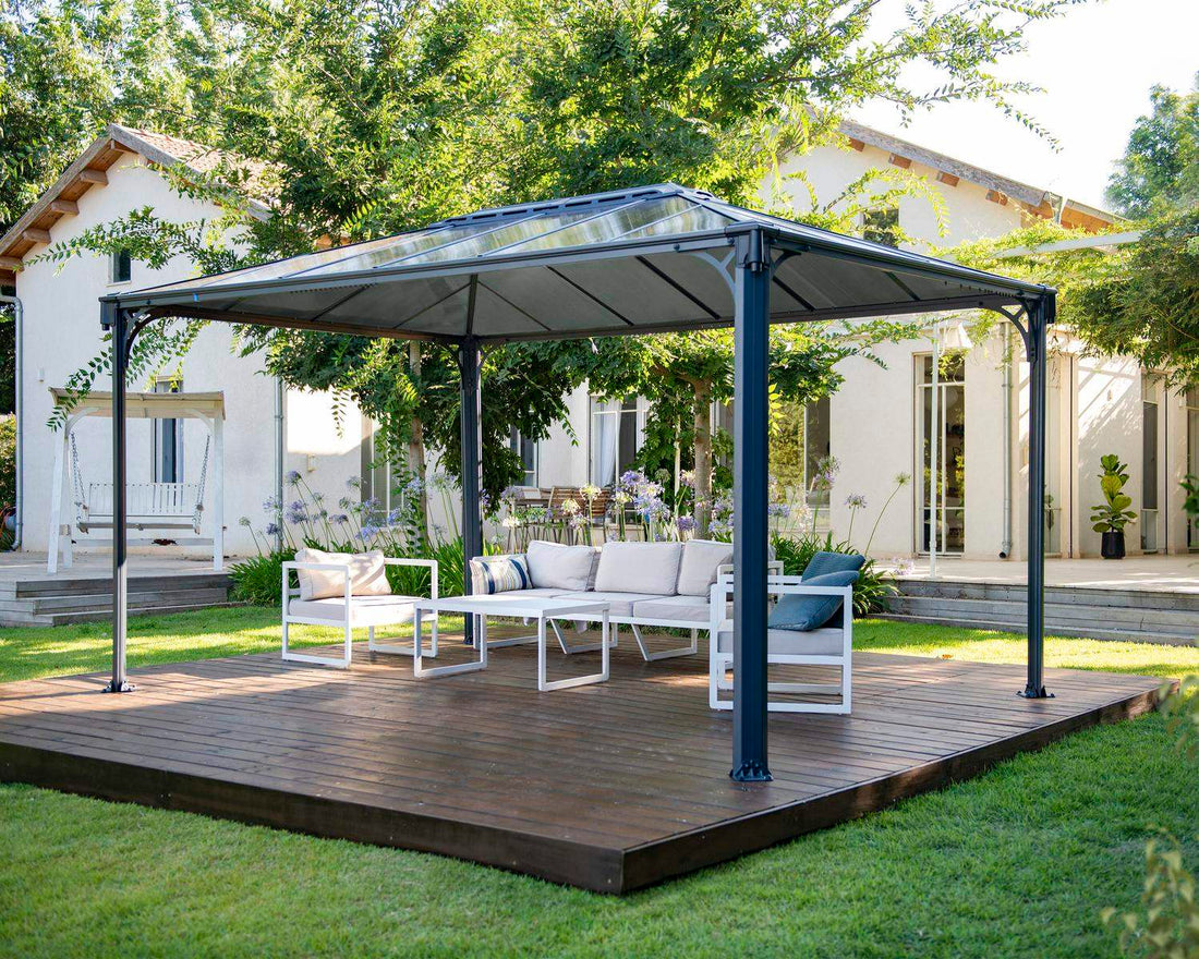 Martinique Gazebo rear/side angle