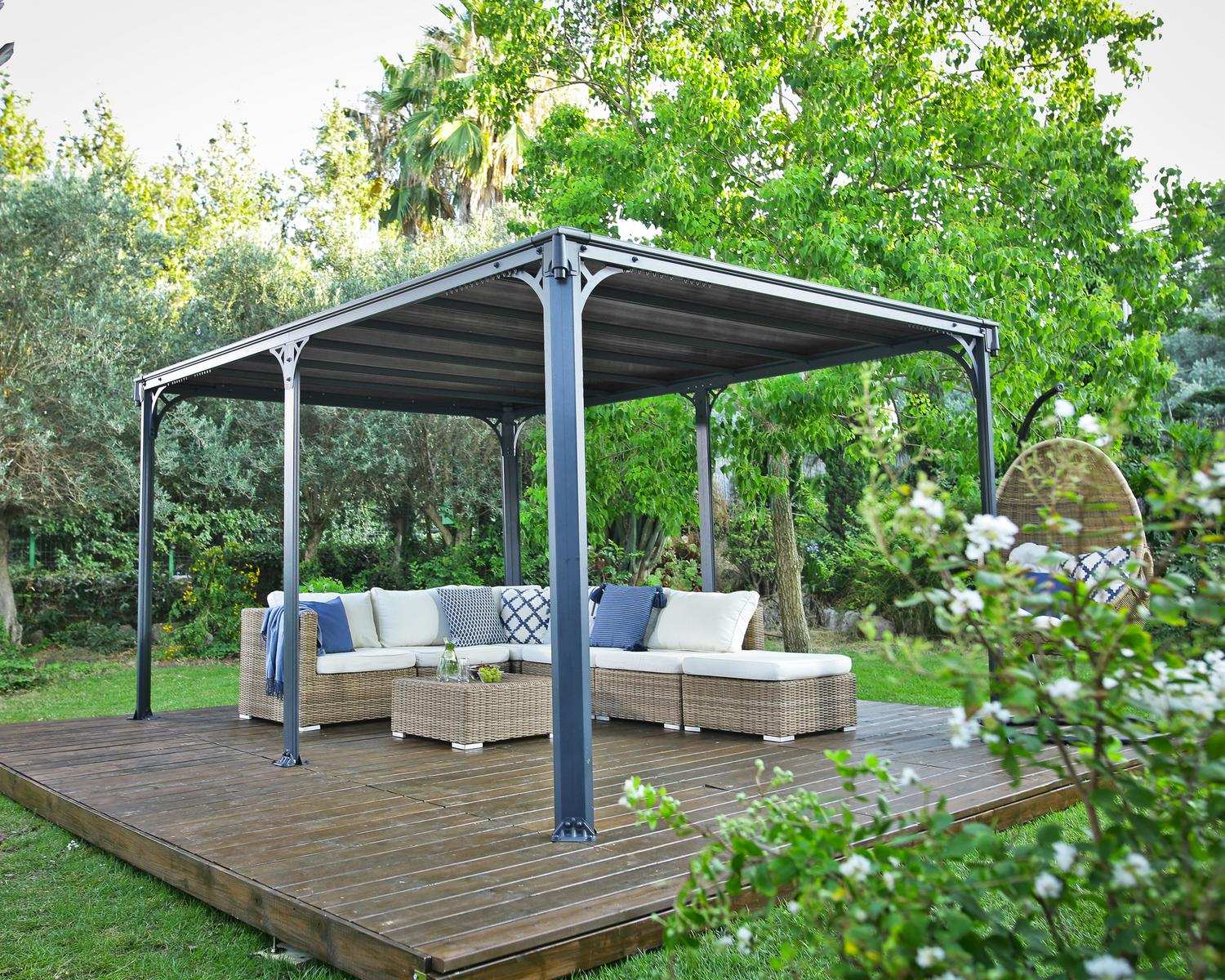 Milano Gazebo by Canopia - outdoor setting