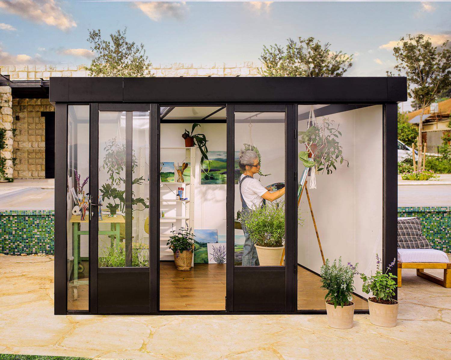 Copenhagen Garden Office by Canopia - outdoor setting