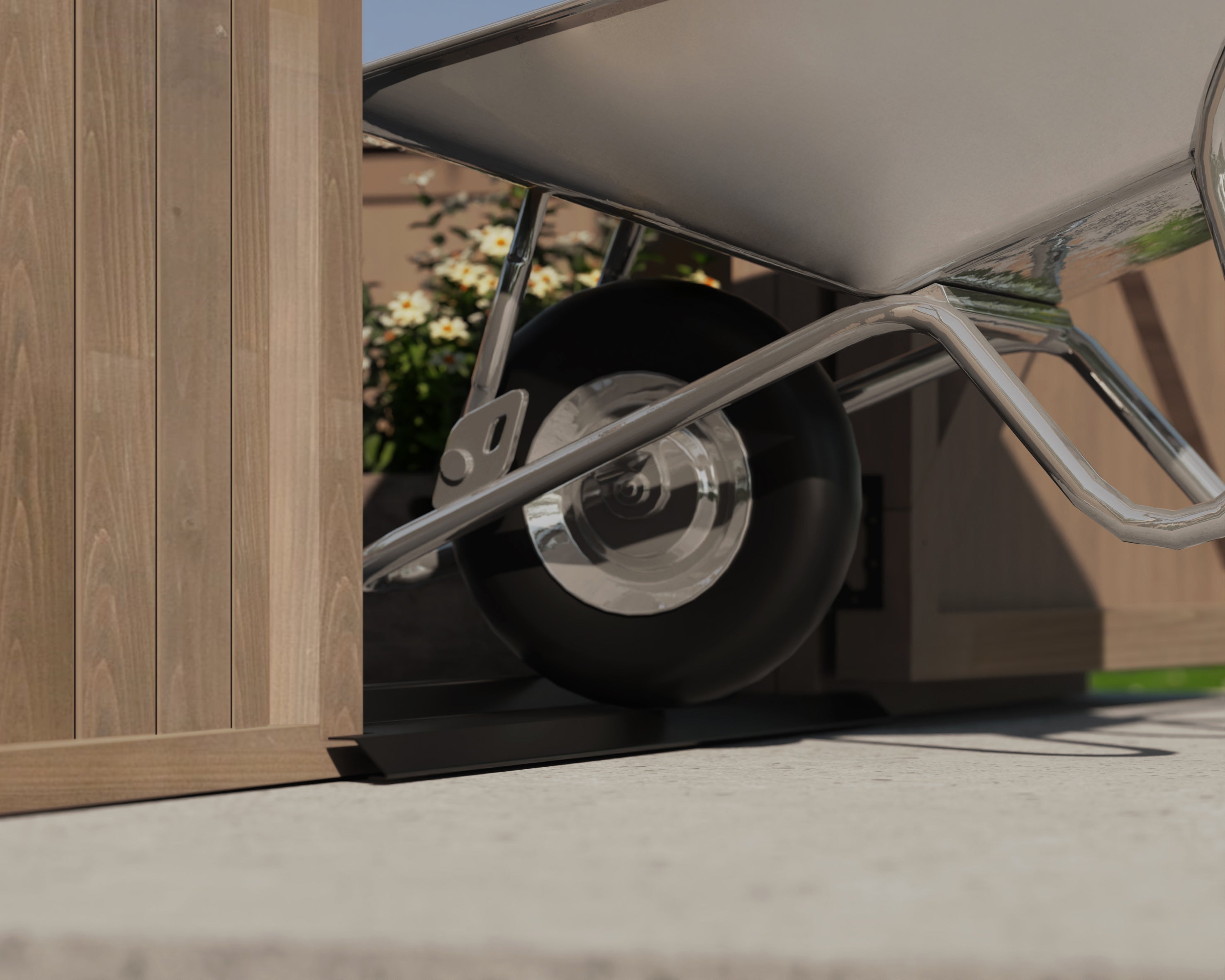 Natura Cedar Wood Greenhouse - Clear Polycarbonate pnels