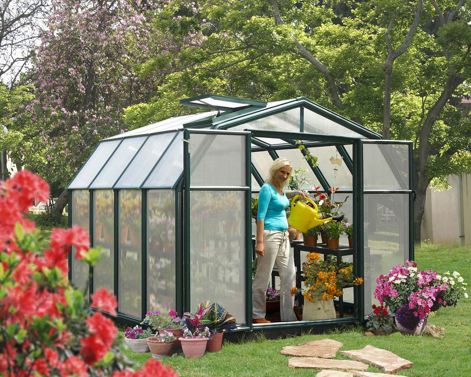 Hobby Gardener Greenhouse full exterior