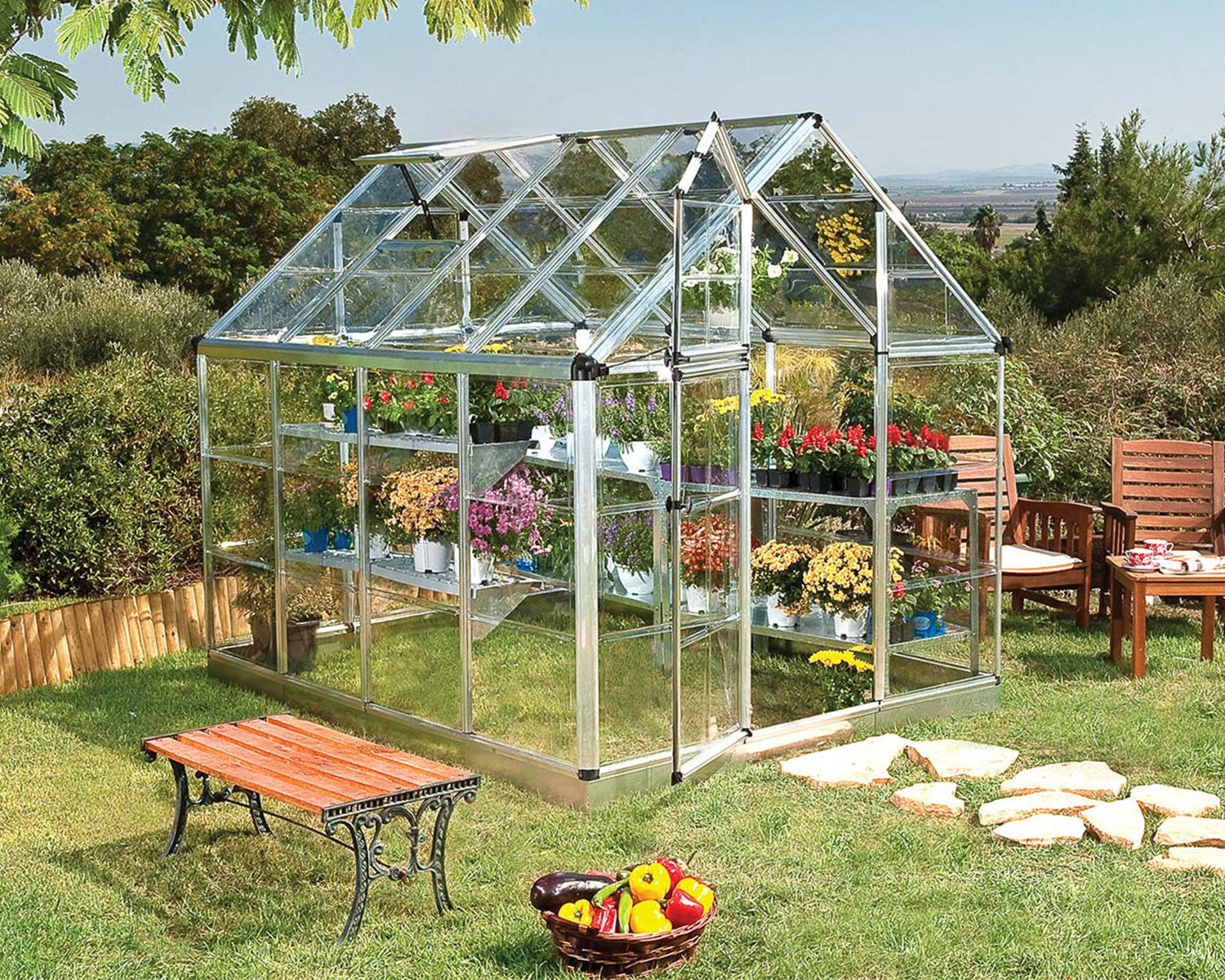 Snap & Grow 6ft greenhouse exterior, alternate angle