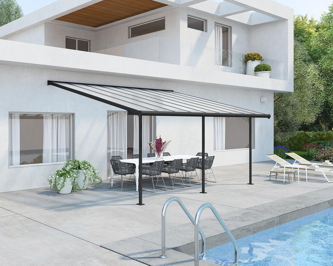 Sierra Patio Cover by Canopia - mounted on house
