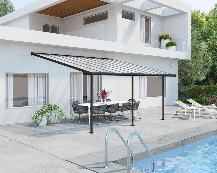 Sierra Patio Cover by Canopia - mounted on house