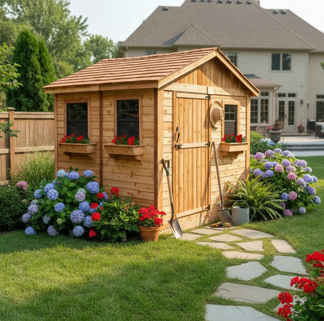 OLT 8x8 Cedar Shed