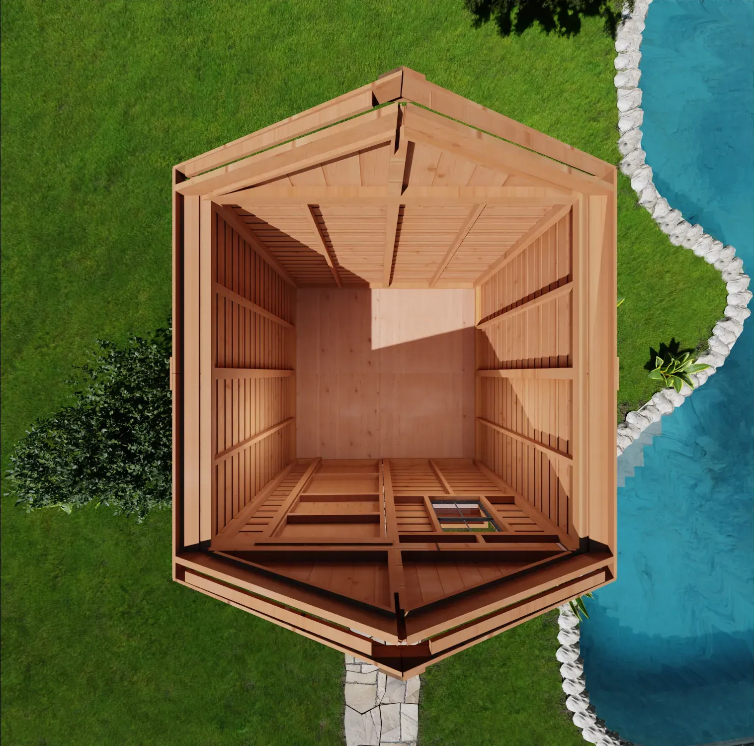 OLT 8x8 Cedar Shed