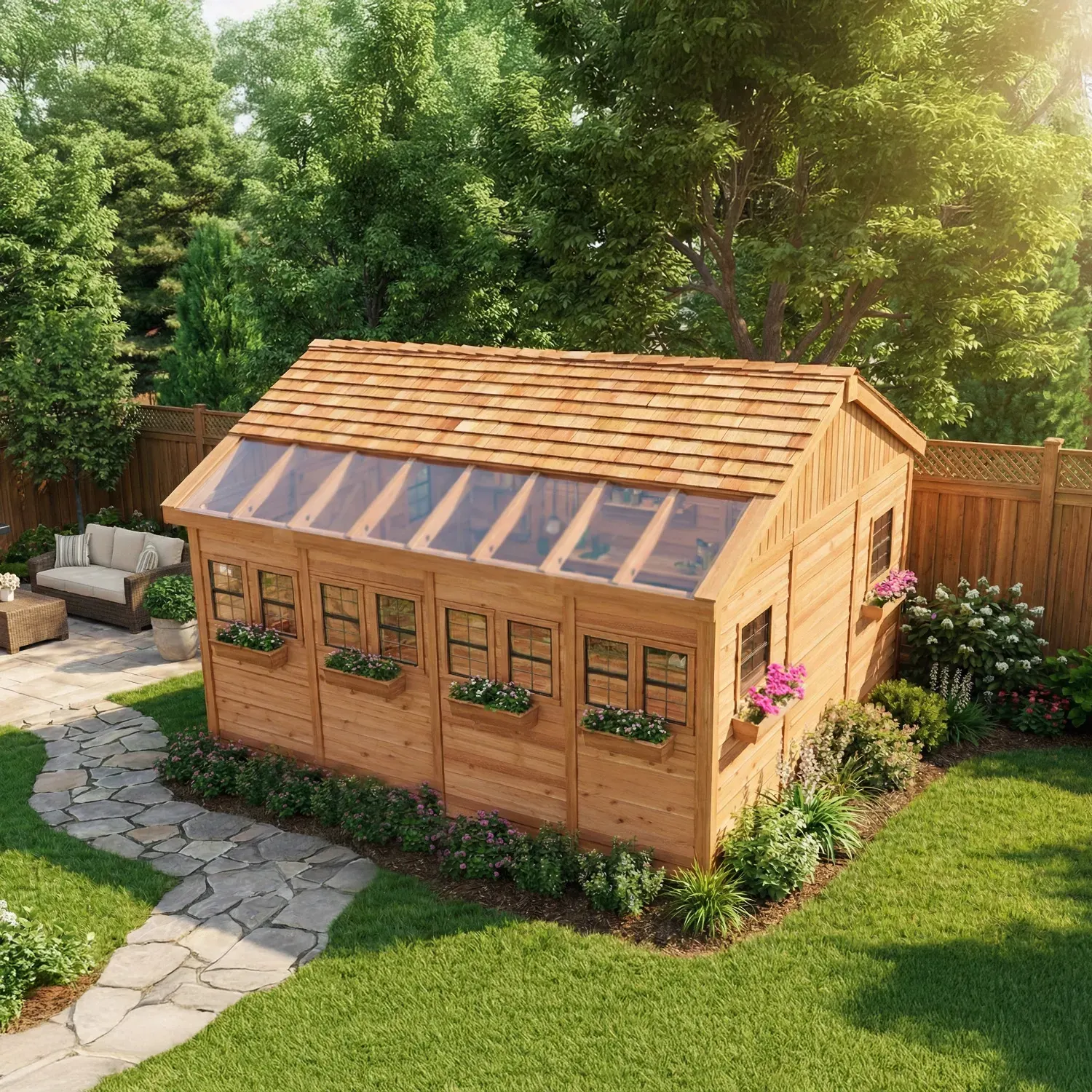 OLT Sunshed Garden Shed, product detail image