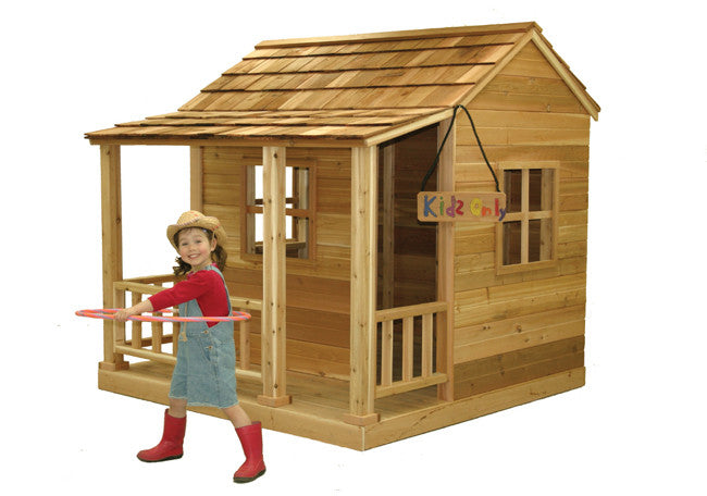 OLT Little Cedar 6x6 Playhouse exterior view