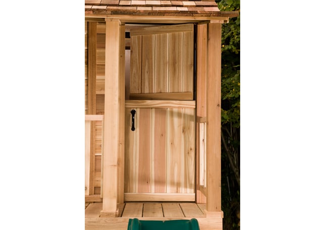 OLT 6x6 Elevated Cedar Playhouse window detail