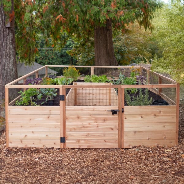 8'x12' raised cedar garden bed standard kit, view 17