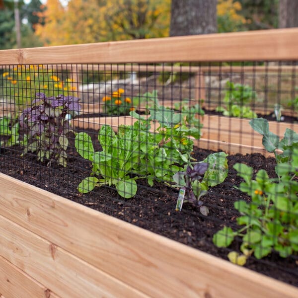 8'x12' raised cedar garden bed standard kit, view 3