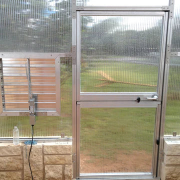 Riga XL Commercial and School Greenhouse - 14' Wide 16mm Triplewall Panels