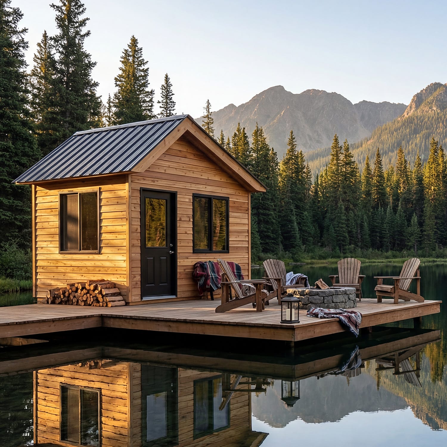 Cedar Modern Outdoor Garden Studio