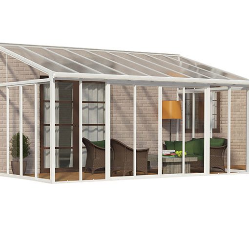 San Remo Sun Room, white finish, isolated product view