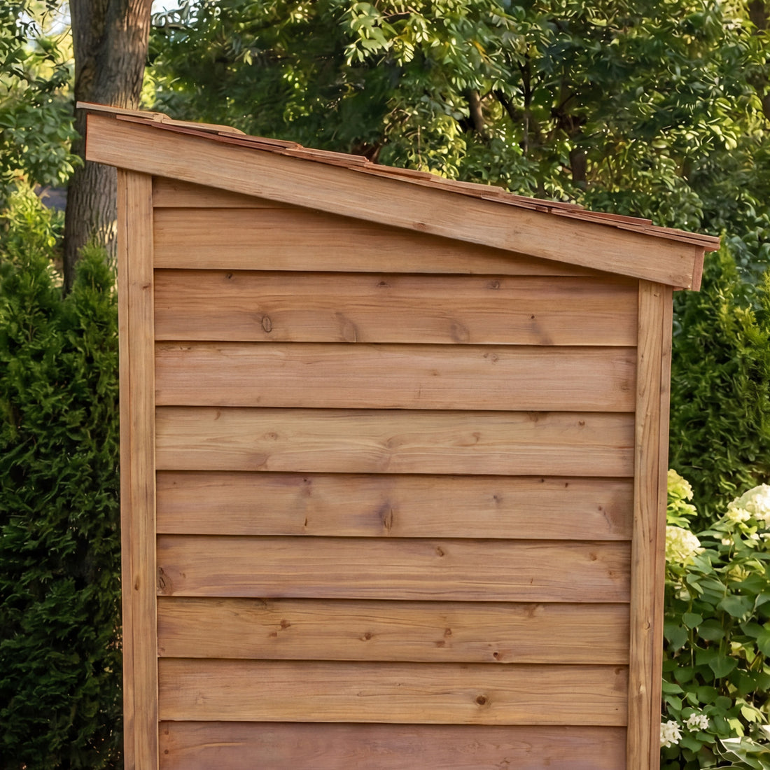OLT SpaceSaver 8'x4' Double Door Cedar Shed