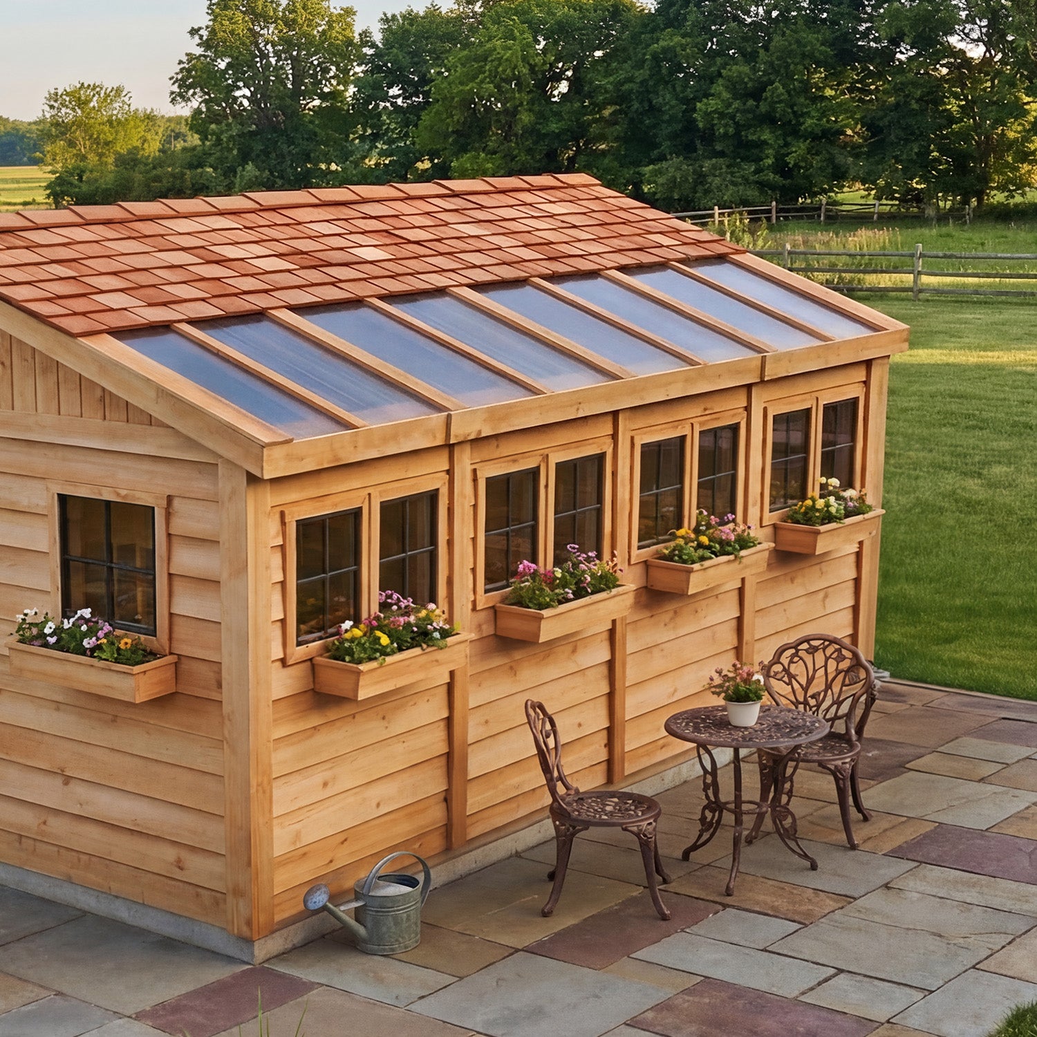OLT Sunshed Garden Shed 12x16, additional exterior view 3