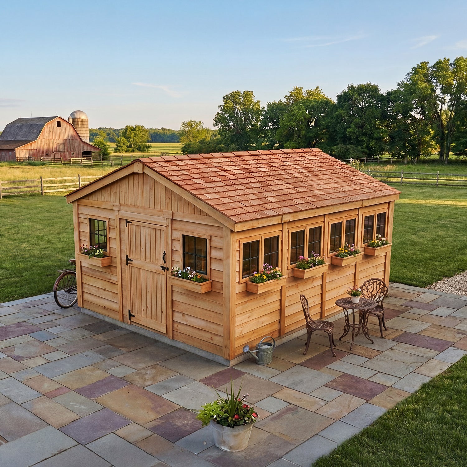 OLT Sunshed Garden Shed 12x16, additional exterior view 5