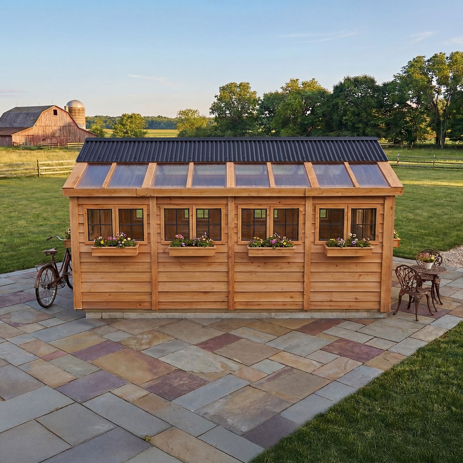 OLT Sunshed Garden Shed 12x16, additional exterior view 7