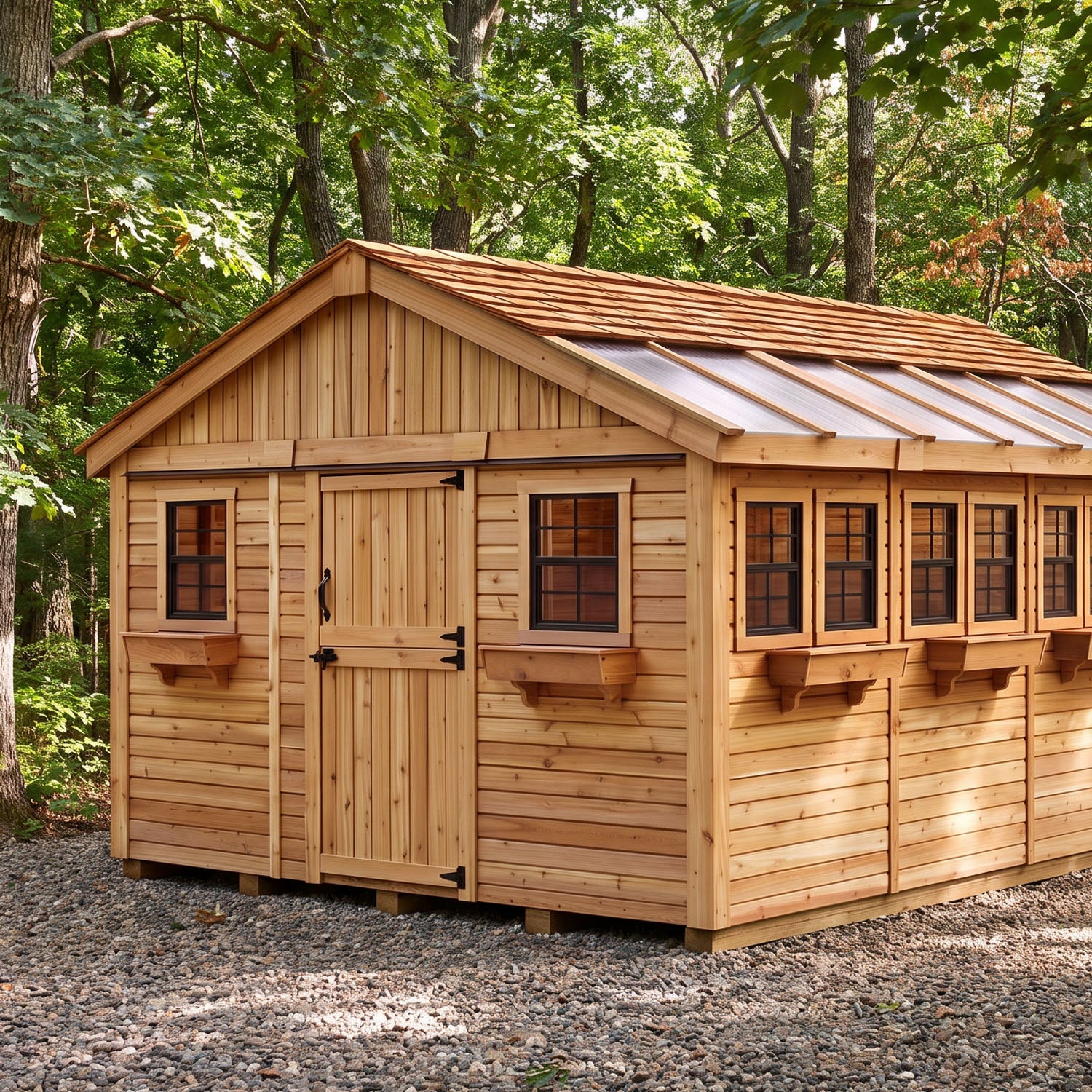 OLT Sunshed Garden Shed 12x16, product detail view