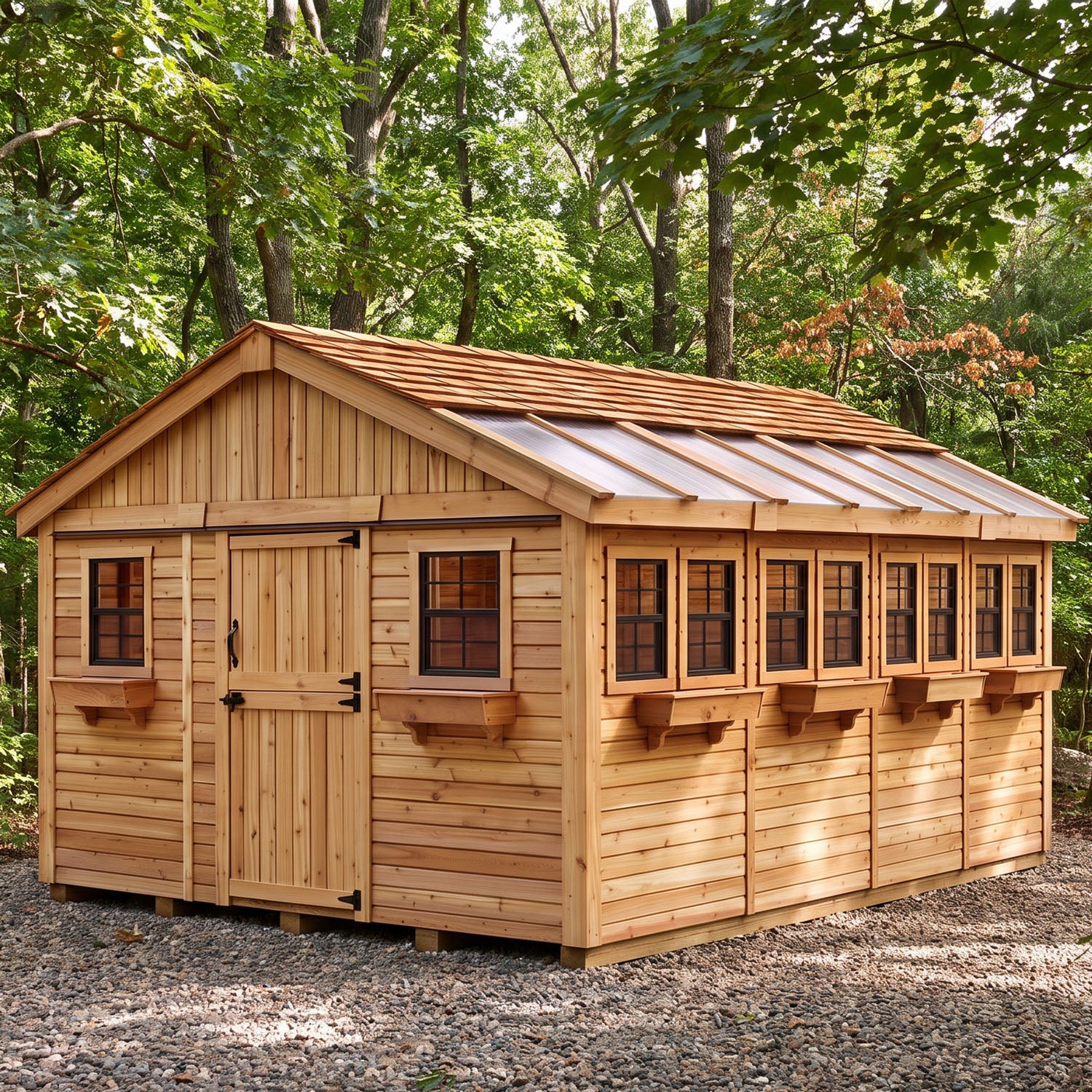 OLT Sunshed Garden Shed 12x16, product detail view 2