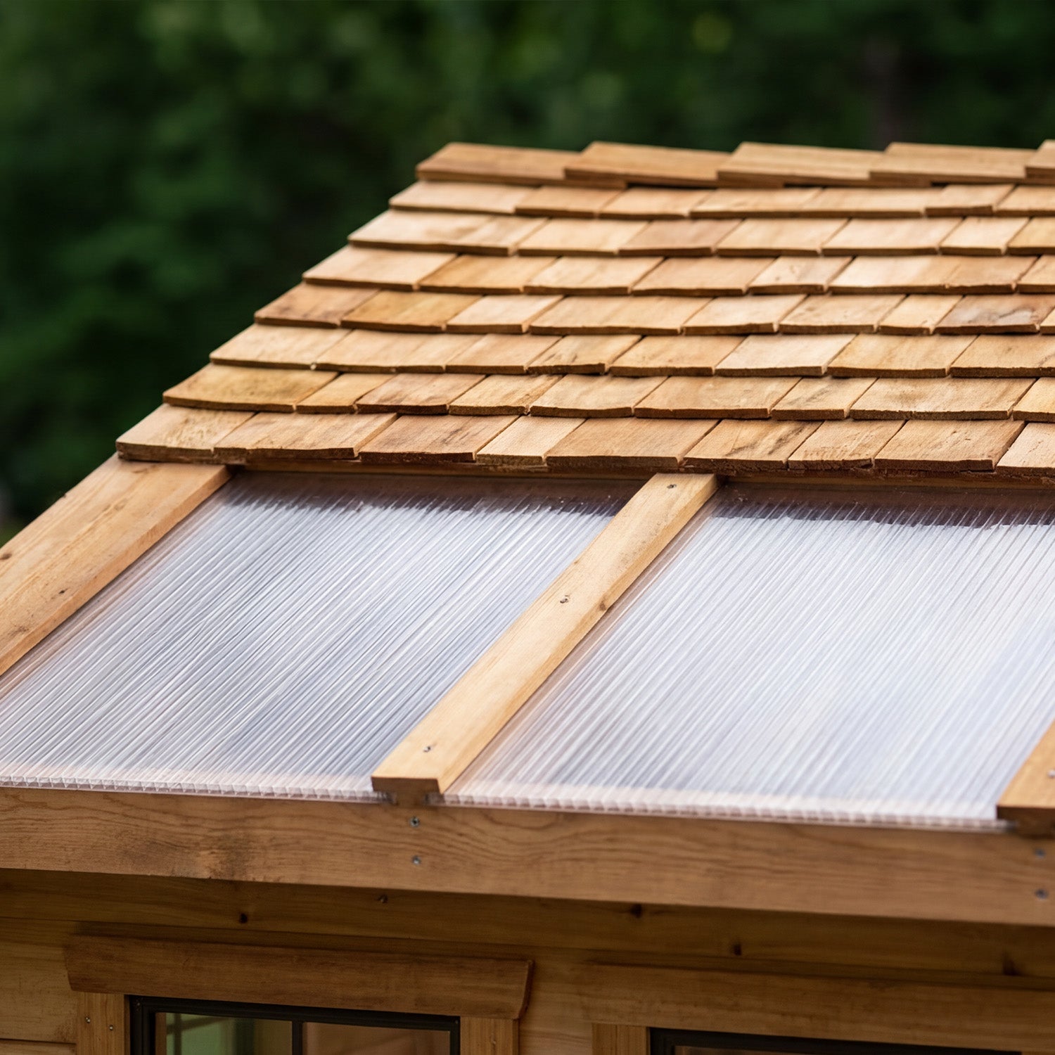 OLT Sunshed Garden Shed 8x12, roof detail