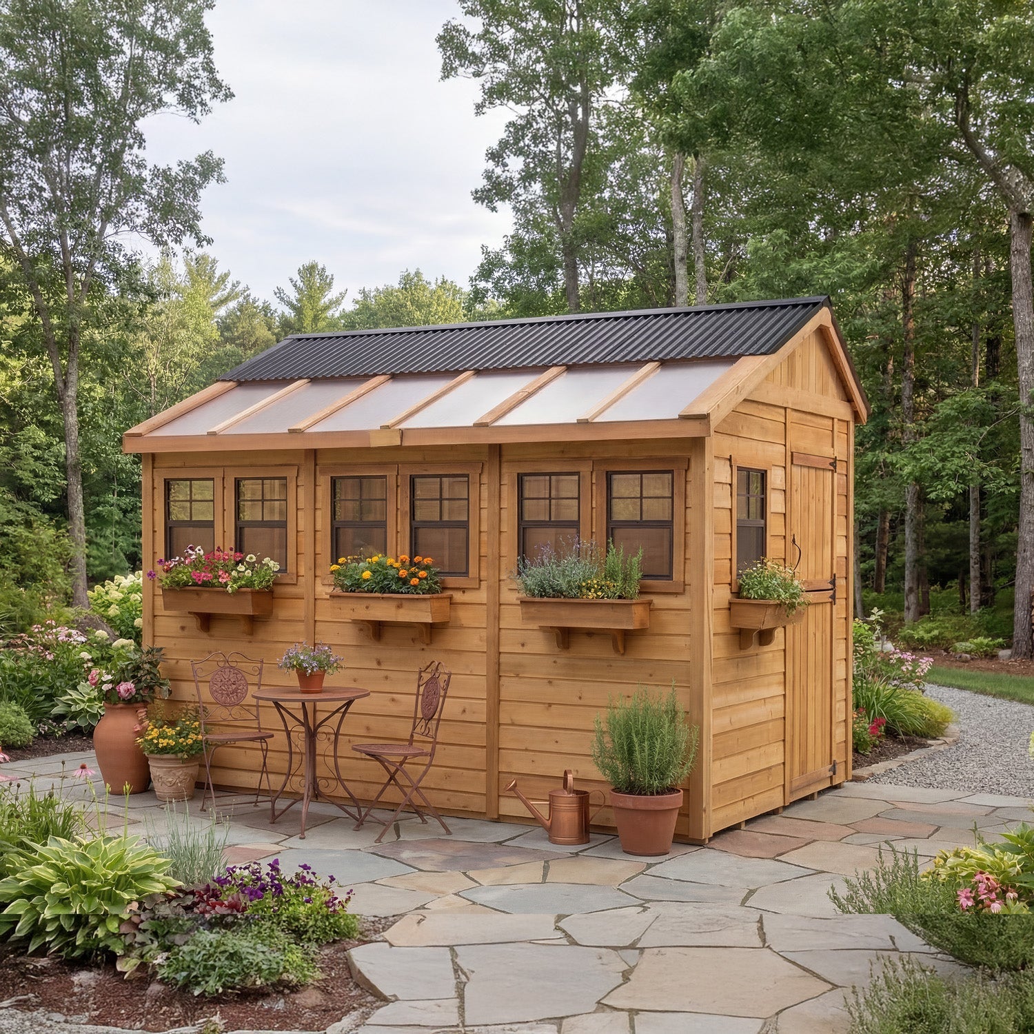 OLT Sunshed Garden Shed 8x12, detail view