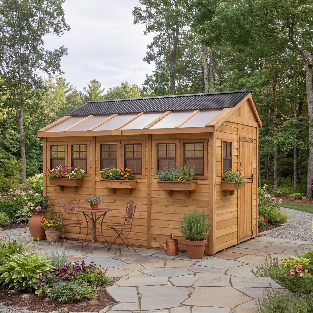 OLT Sunshed Garden Shed 8x12, detail view