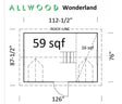 Wonderland playhouse floor plan diagram