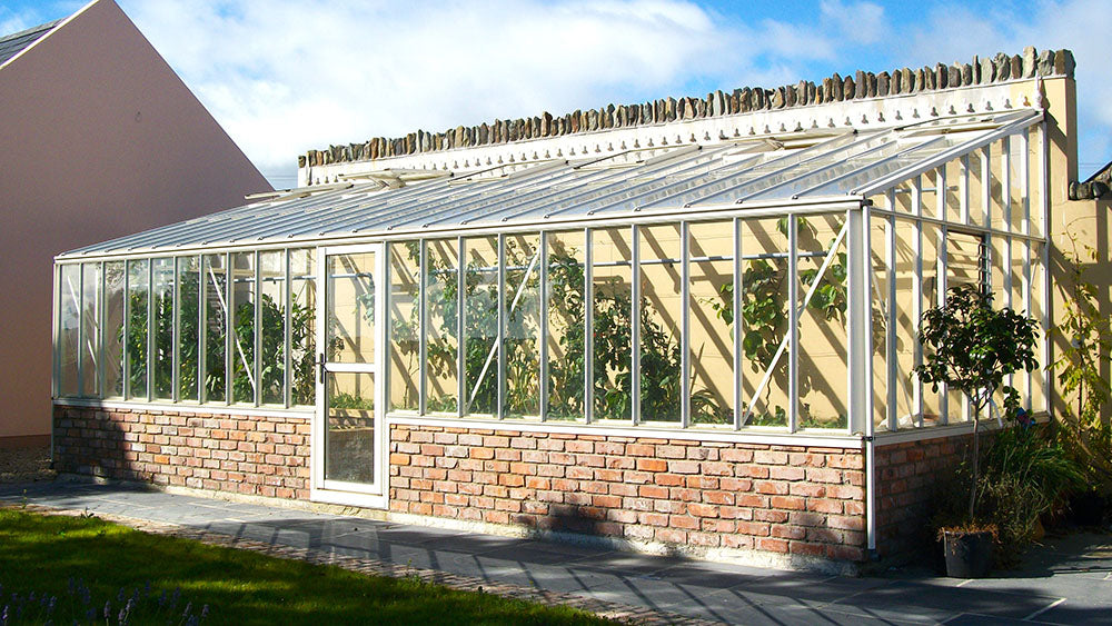 Arcadia Lean-To Greenhouse exterior view