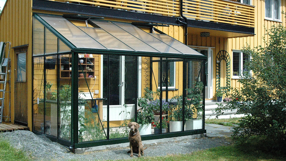 Arcadia Lean-To Greenhouse, additional exterior view