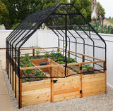 OLT Raised Cedar Garden Bed  With Bird Netting - 8'x8', 8'x12' or 8'x16'
