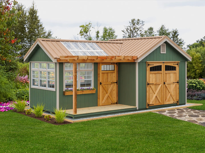Cabin Greenhouse/Shed - Prebuilt
