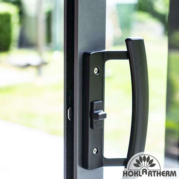 lockable door Hoklartherm's berlin attached greenhouse sun room