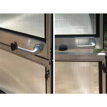 Riga XL Commercial and School Greenhouse - 14' Wide 16mm Triplewall Panels