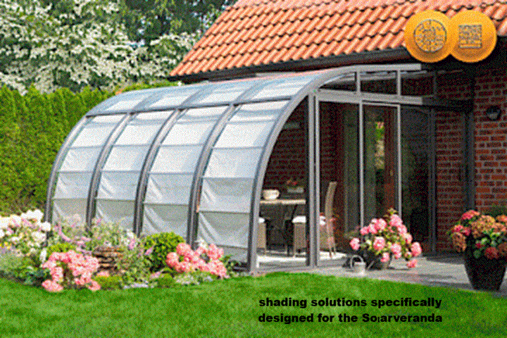 SolarVeranda Berlin Attached Conservatory- Retractable Walls Transforms SunRoom/Patio Roof