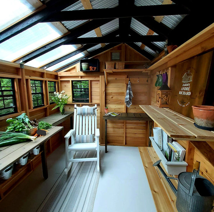 OLT Sunshed Garden Cedar Greenhouse/Shed