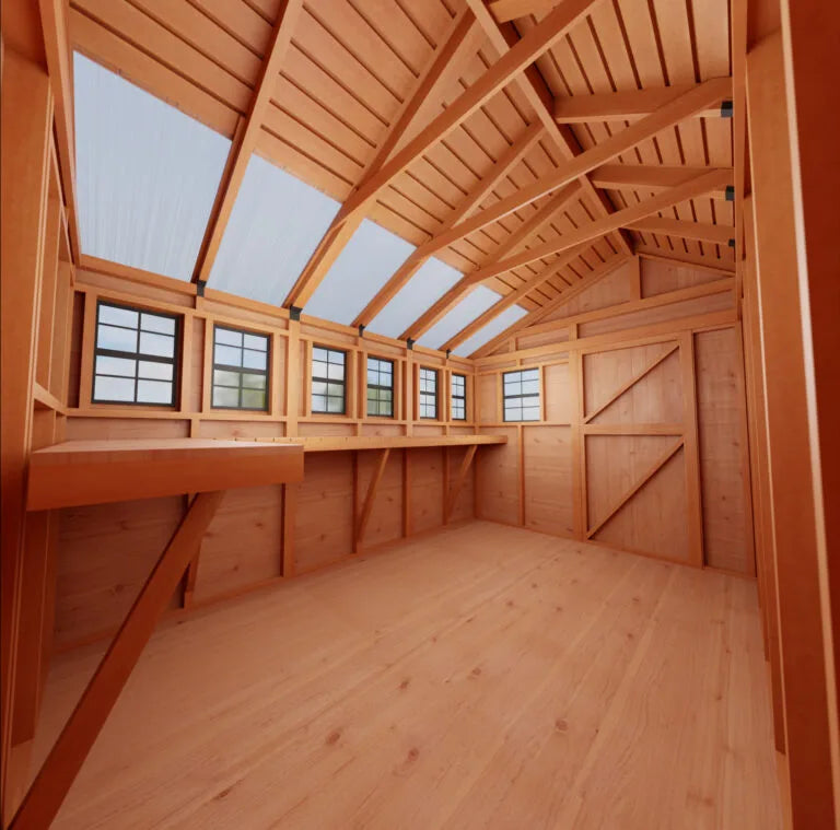 OLT Sunshed Garden Cedar Greenhouse/Shed