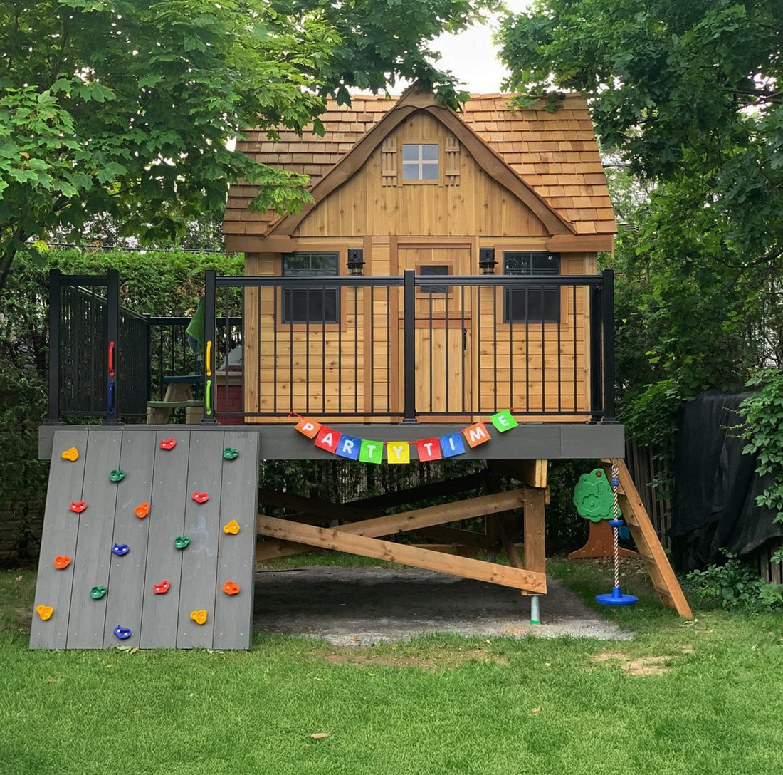Laurens Cottage Cedar Playhouse by OLT  - 9×9