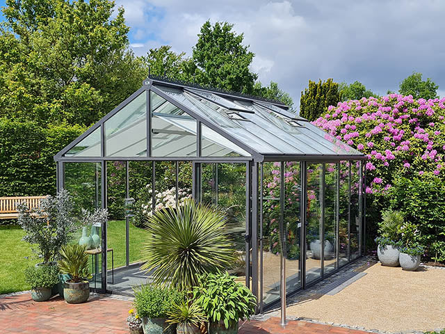 LIVINGTEN Double Paned Insulated Greenhouse/ Garden Room by Janssens