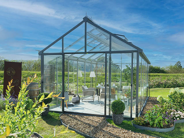 LIVINGTEN Greenhouse retractable shade curtain detail