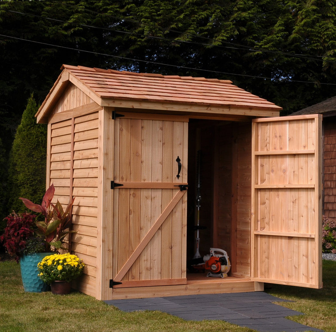 OLT 6x6  Cedar Storage Shed