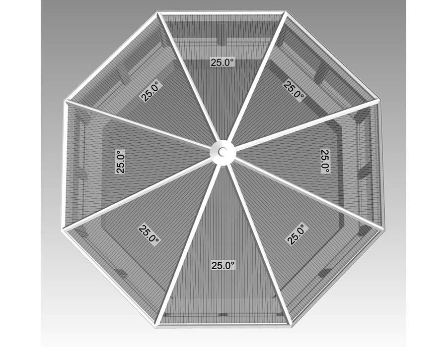Nordic garden room roof dimensions