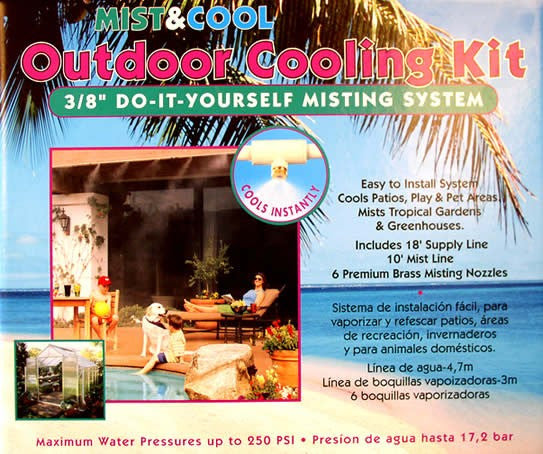 Mist and Cool Misting System for greenhouses and atriums