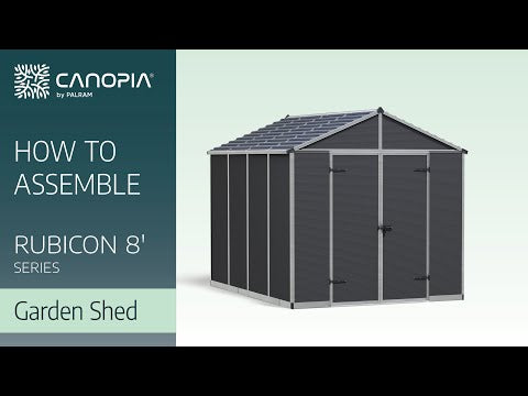 How To Assemble Rubicon Garden Shed - Canopia