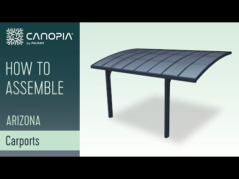 Arizona Single Carport assembly video